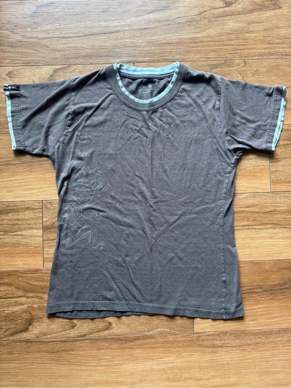 Taco Bell Baja Blast Employee Graphic Tee Women’s Medium Gray - Limited Edition!